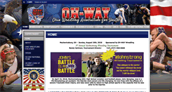 Desktop Screenshot of ohiowaywrestling.com
